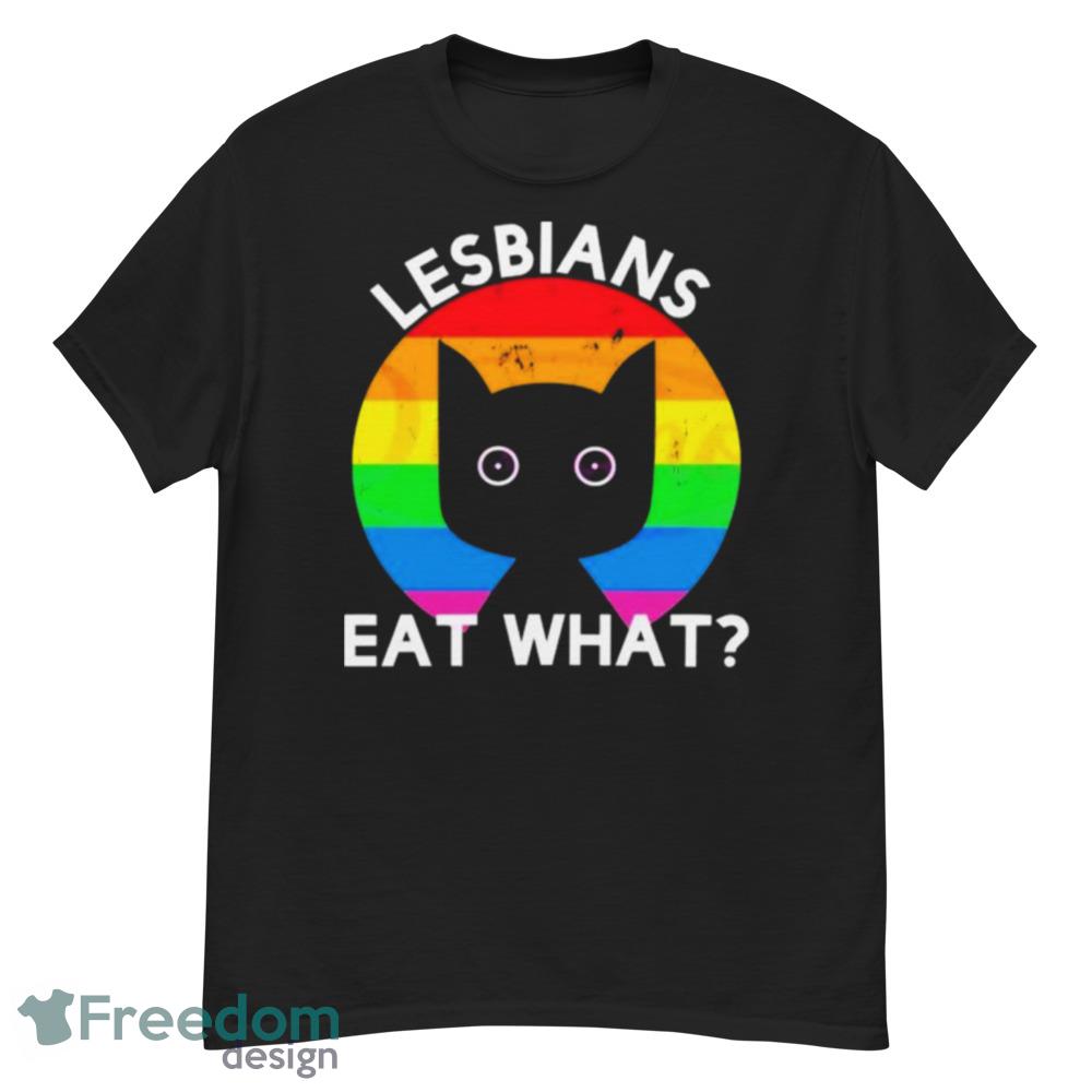 Gay Pride Lesbians Eat What Best Black T Shirt Mockup - Men’s Classic Tee Gildan 5000 Gay Pride Lesbians Eat What Best Black T Shirt Mockup - Men’s Classic Tee Gildan 5000
