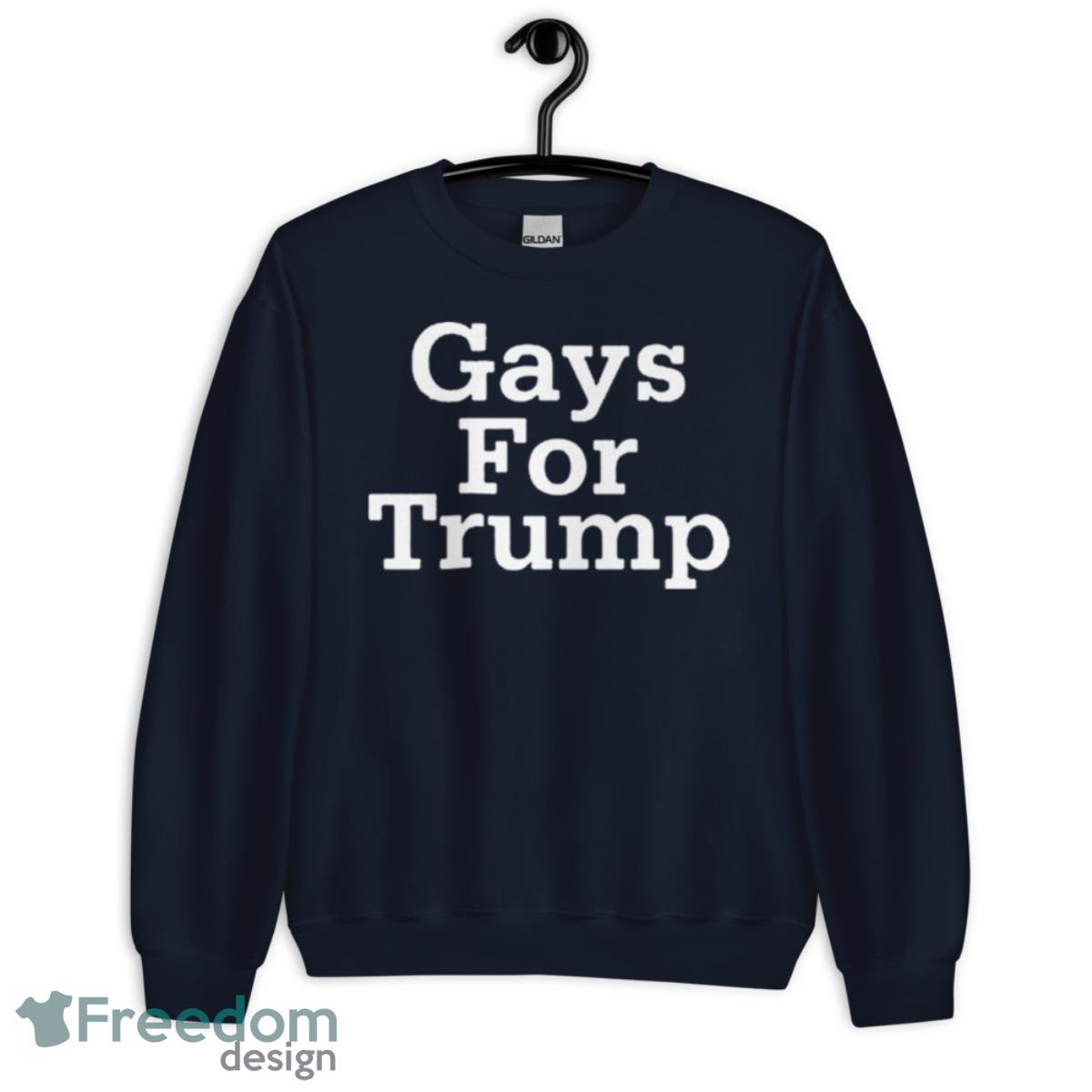 Gays For Trump 2023 Pride Shirt - Unisex Crewneck Sweatshirt-1