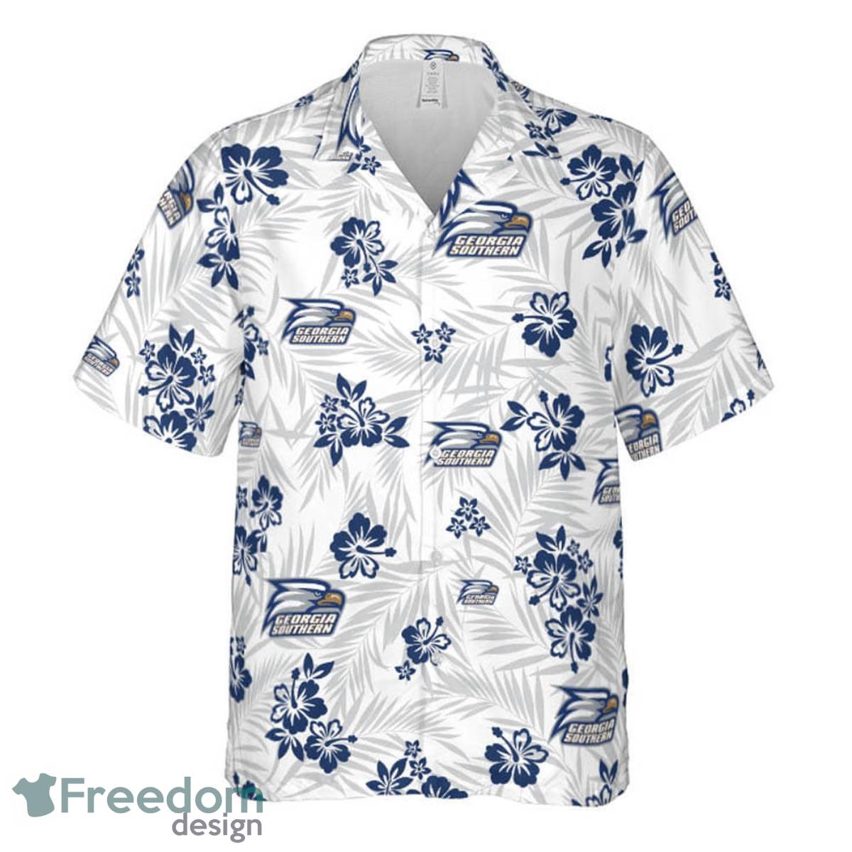 Georgia Southern University Floral Hawaiian Shirt For Men And Women Product Photo 2