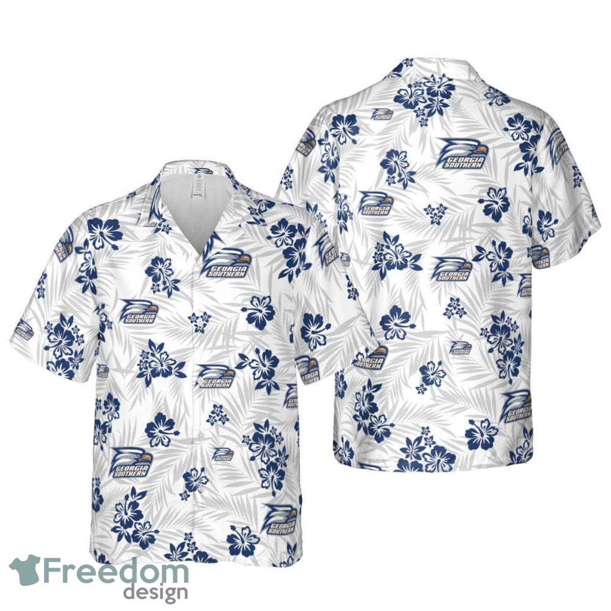 Georgia Southern University Floral Hawaiian Shirt For Men And Women Product Photo 1