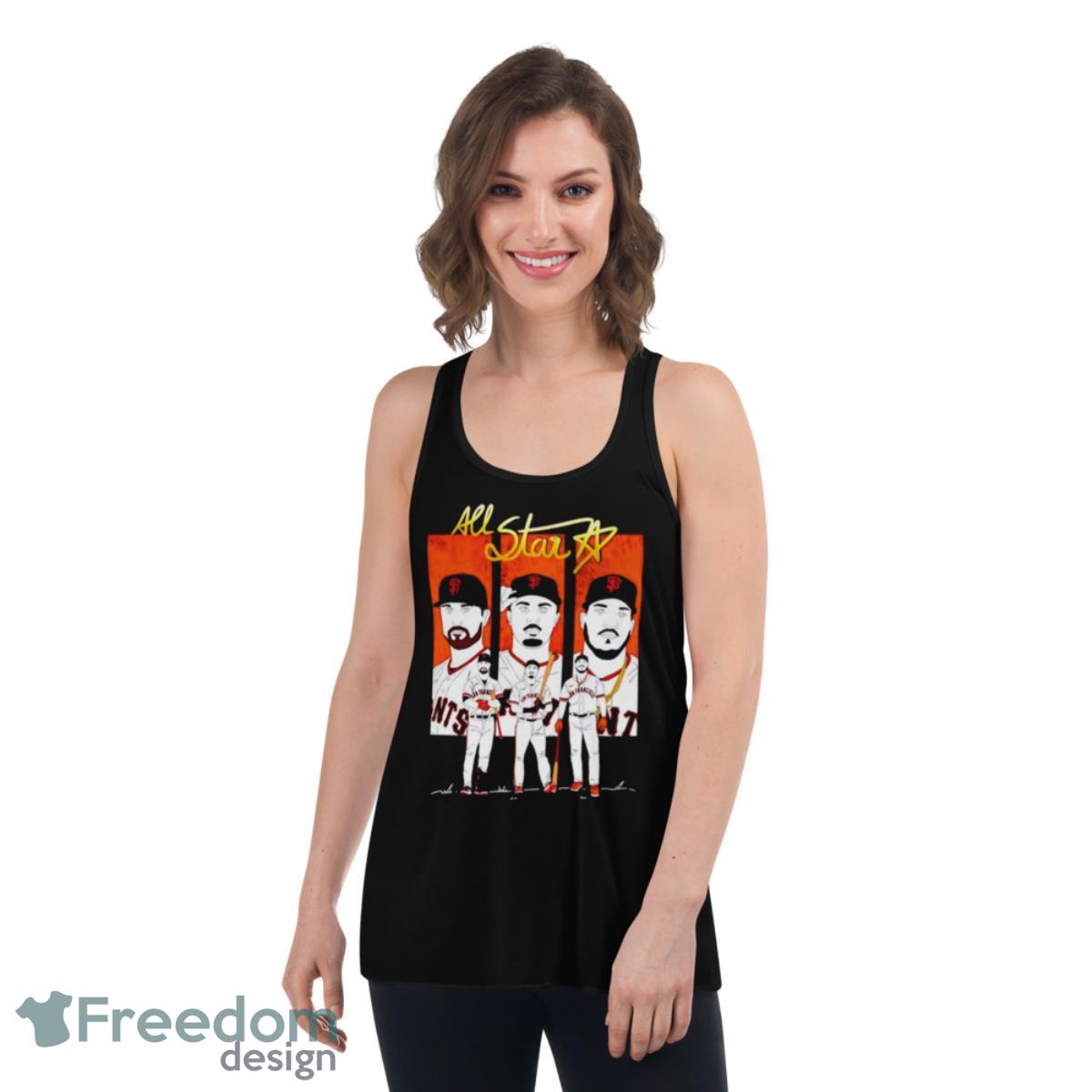 Giants All Star Shirt - Womens Flowy Racerback Tank Giants All Star Shirt - Womens Flowy Racerback Tank
