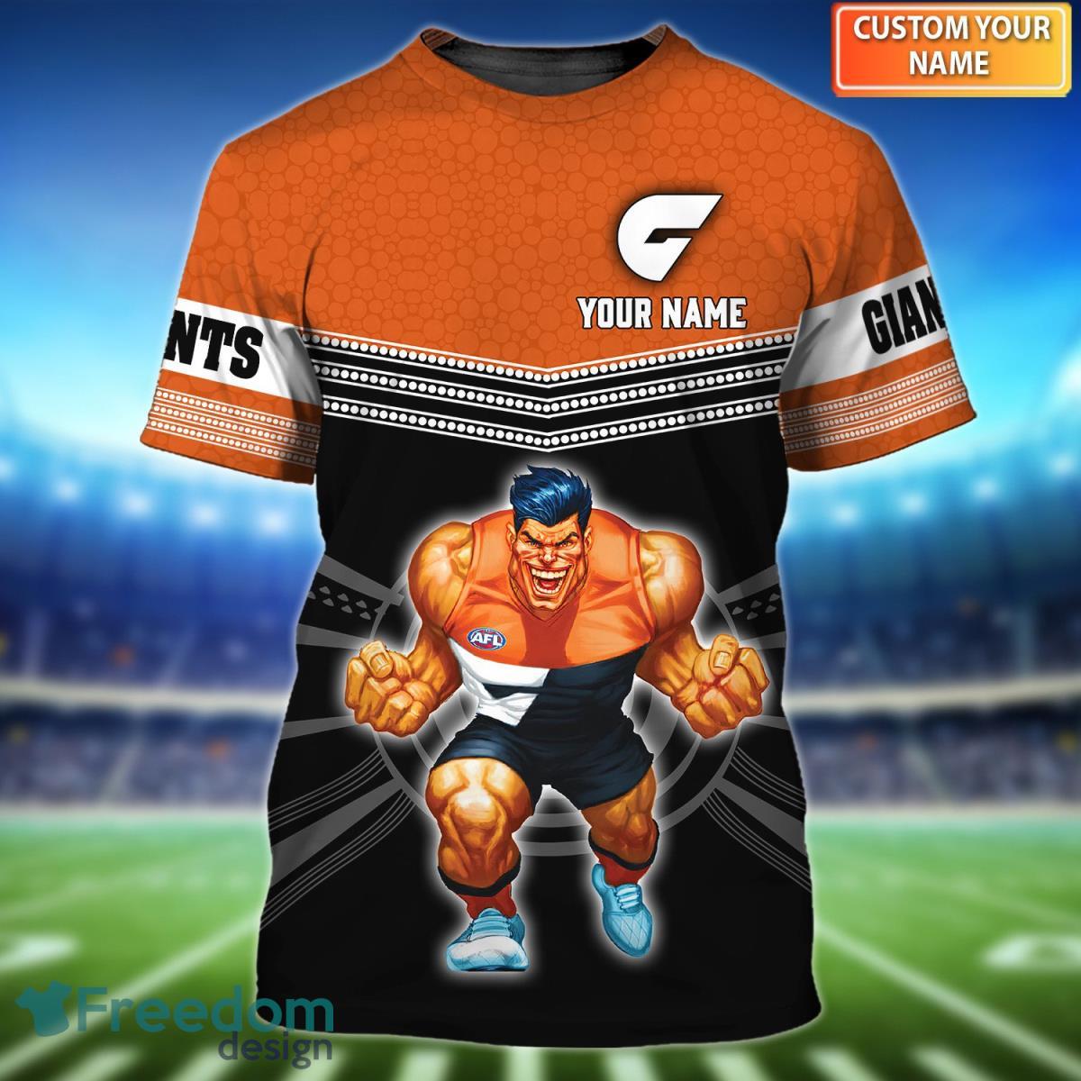 Giants Personalized Name 3D Tshirt Product Photo 1