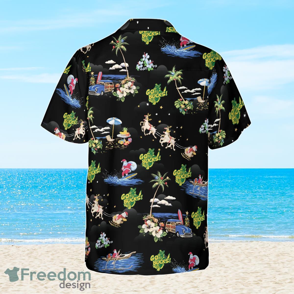 Go Bucks Logo Christmas Hawaiian Shirt Special Gift For Men And Women Product Photo 3 Go Bucks Logo Christmas Hawaiian Shirt Special Gift For Men And Women Product Photo 3