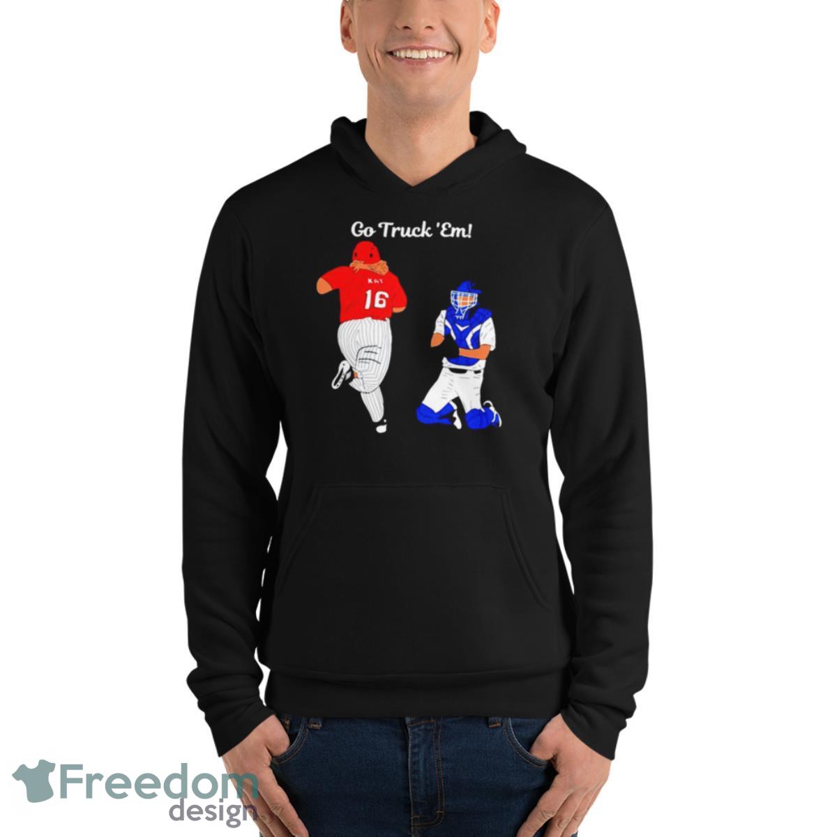 Go Truck ’em Shirt image Go Truck ’em Shirt - Unisex Fleece Pullover Hoodie