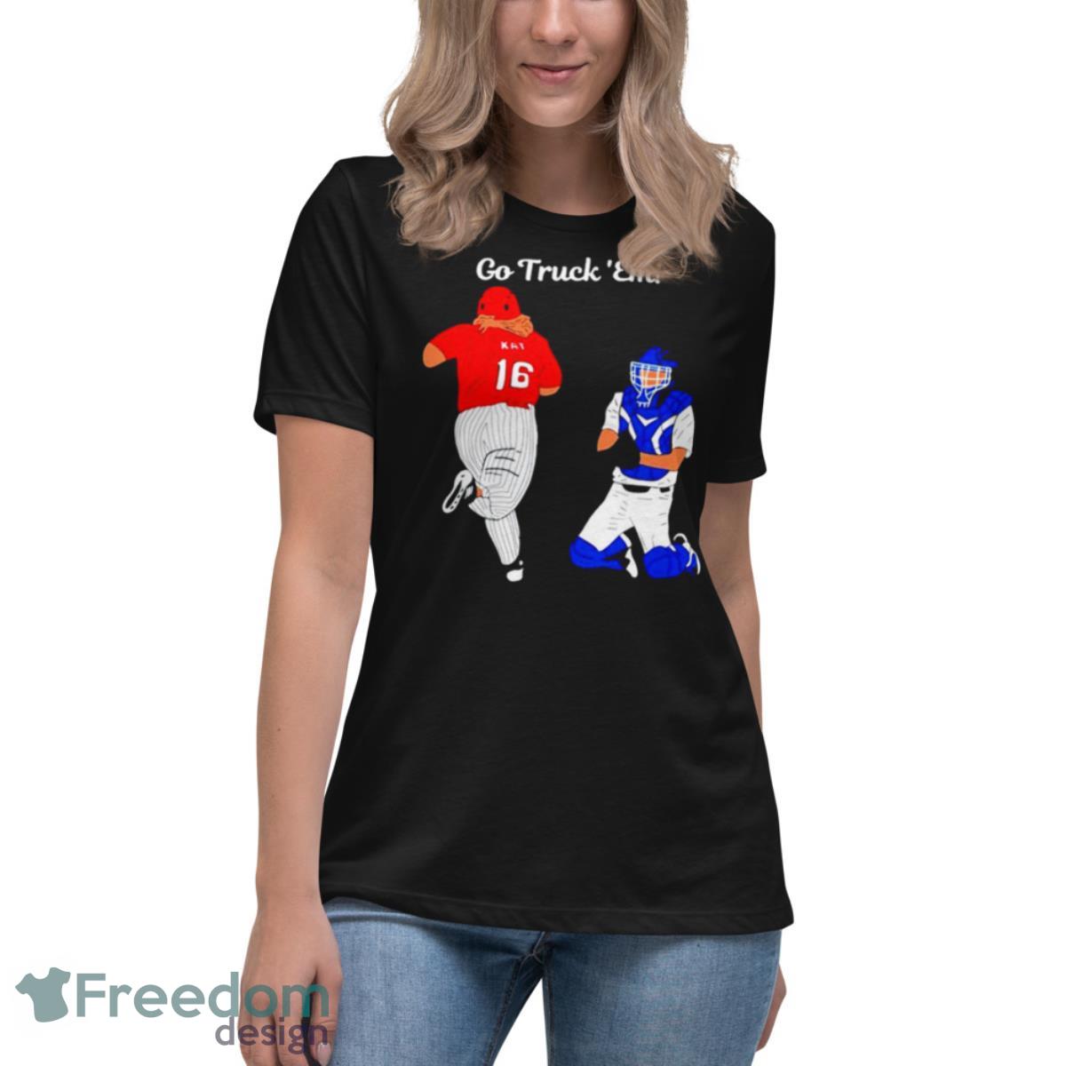 Go Truck ’em Shirt - Womens Relaxed Short Sleeve Jersey Tee Go Truck ’em Shirt - Womens Relaxed Short Sleeve Jersey Tee