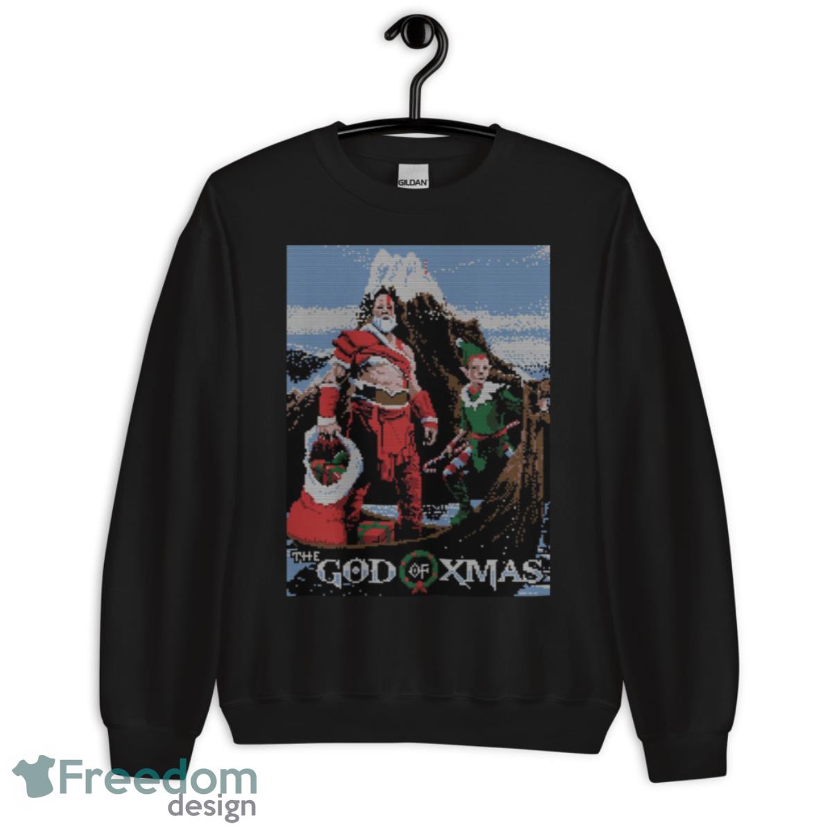 God Of Xmas God Of War Shirt image God Of Xmas God Of War Shirt - Unisex Crewneck Sweatshirt