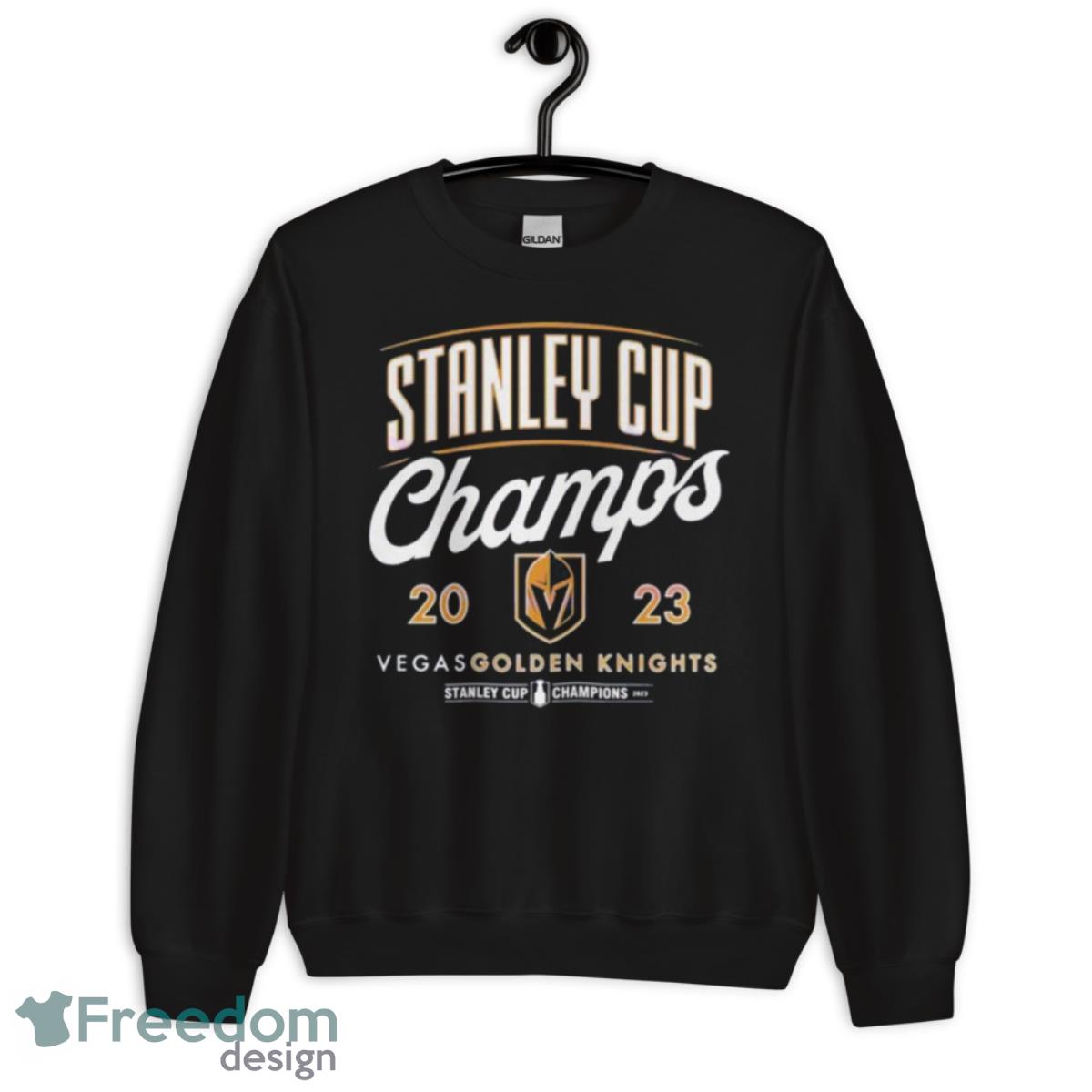 Golden Knights Stanley Cup 2023 Champions Shirt image Golden Knights Stanley Cup 2023 Champions Shirt - Unisex Crewneck Sweatshirt