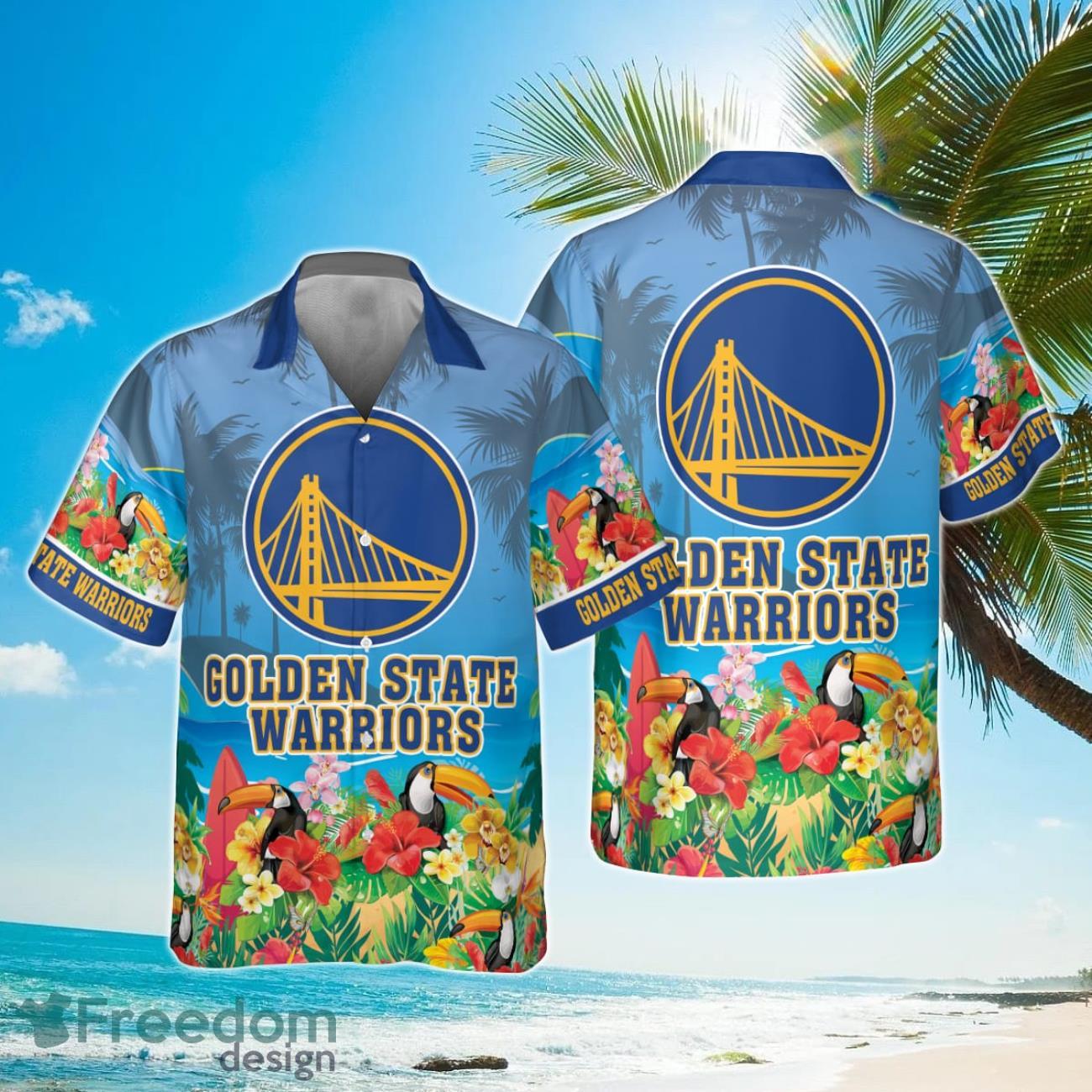 Golden State Warriors National Basketball Association 2023 Hawaiian Shirt For Men Women Product Photo 1