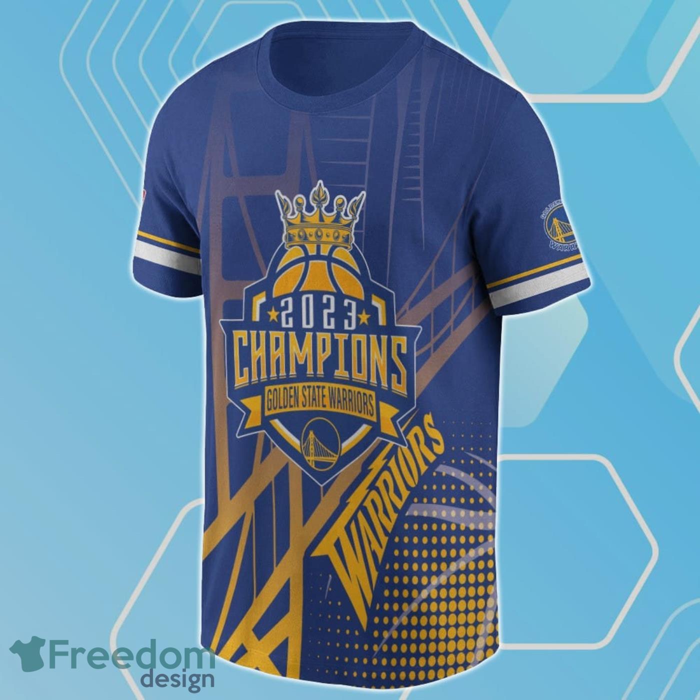 Golden State Warriors National Basketball Association Champions 2023 3D Shirt For True Fans Product Photo 2