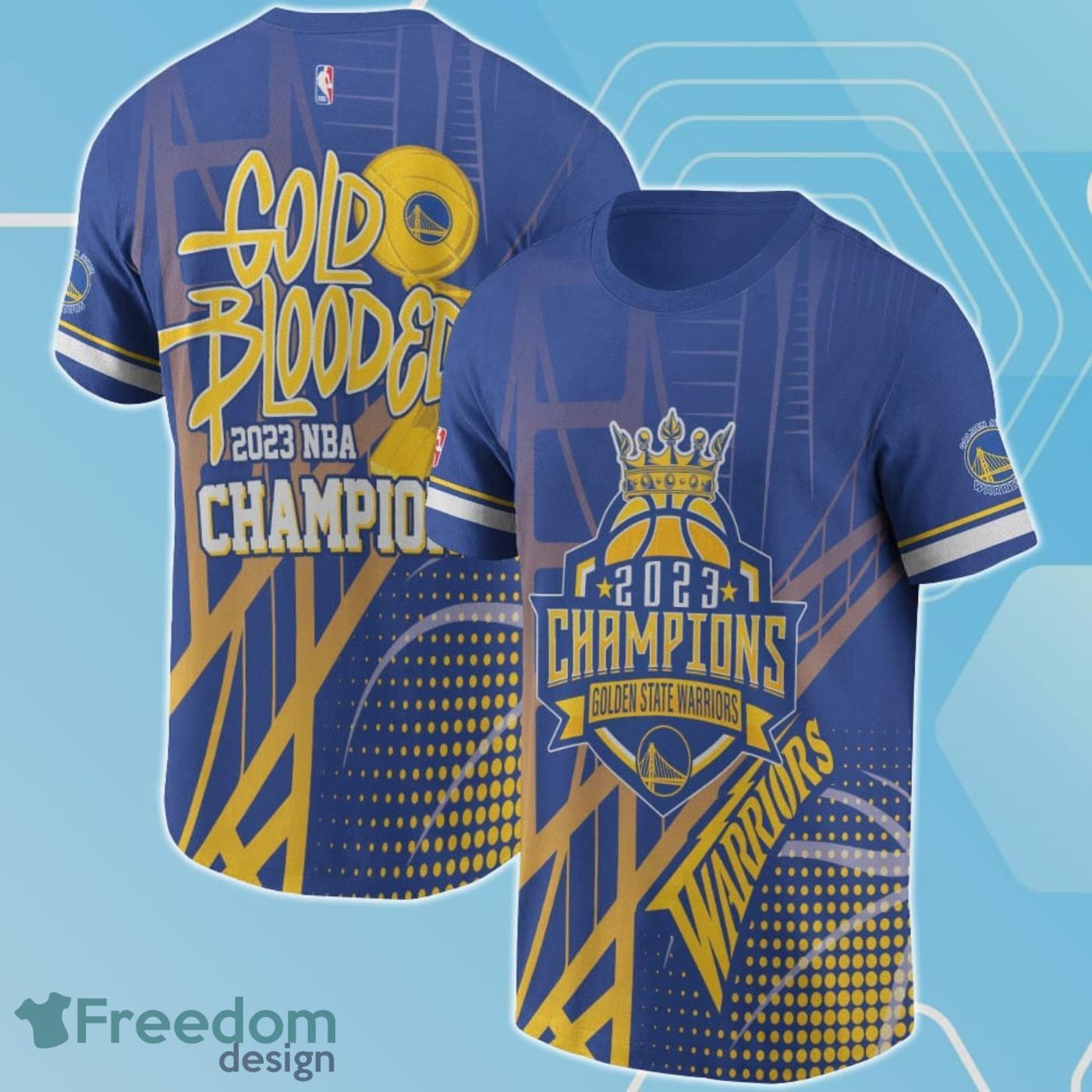 Golden State Warriors National Basketball Association Champions 2023 3D Shirt For True Fans Product Photo 1