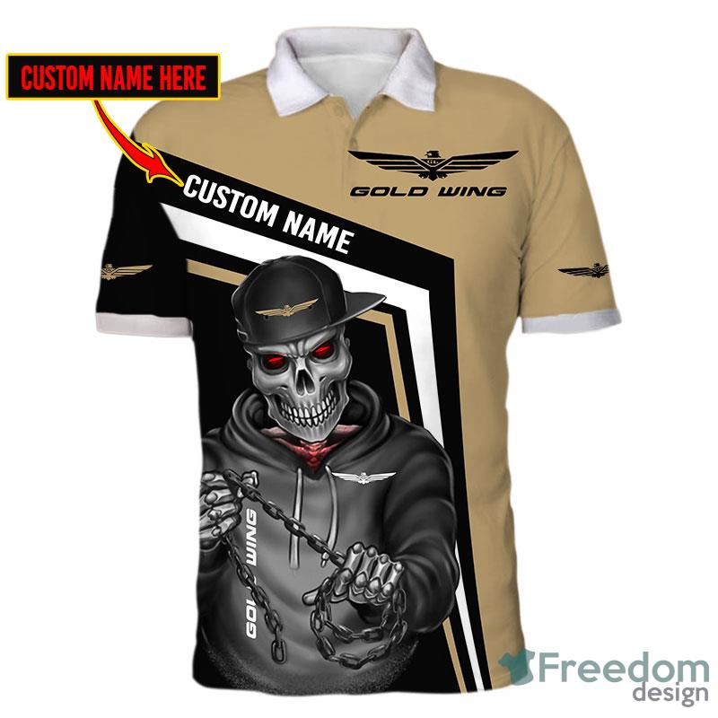 Goldwing Skull Custom Name 3D Racing Polo Shirt For Men And Women - Goldwing Skull Polo 3D Full Printing Custom Name_9 Goldwing Skull Custom Name 3D Racing Polo Shirt For Men And Women - Goldwing Skull Polo 3D Full Printing Custom Name_9
