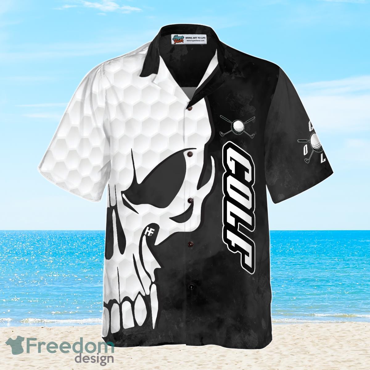 Golf And Skull Hawaiian Shirt Unique Style For Men And Women Product Photo 2