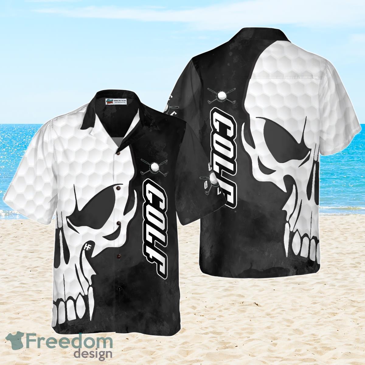 Golf And Skull Hawaiian Shirt Unique Style For Men And Women Product Photo 1