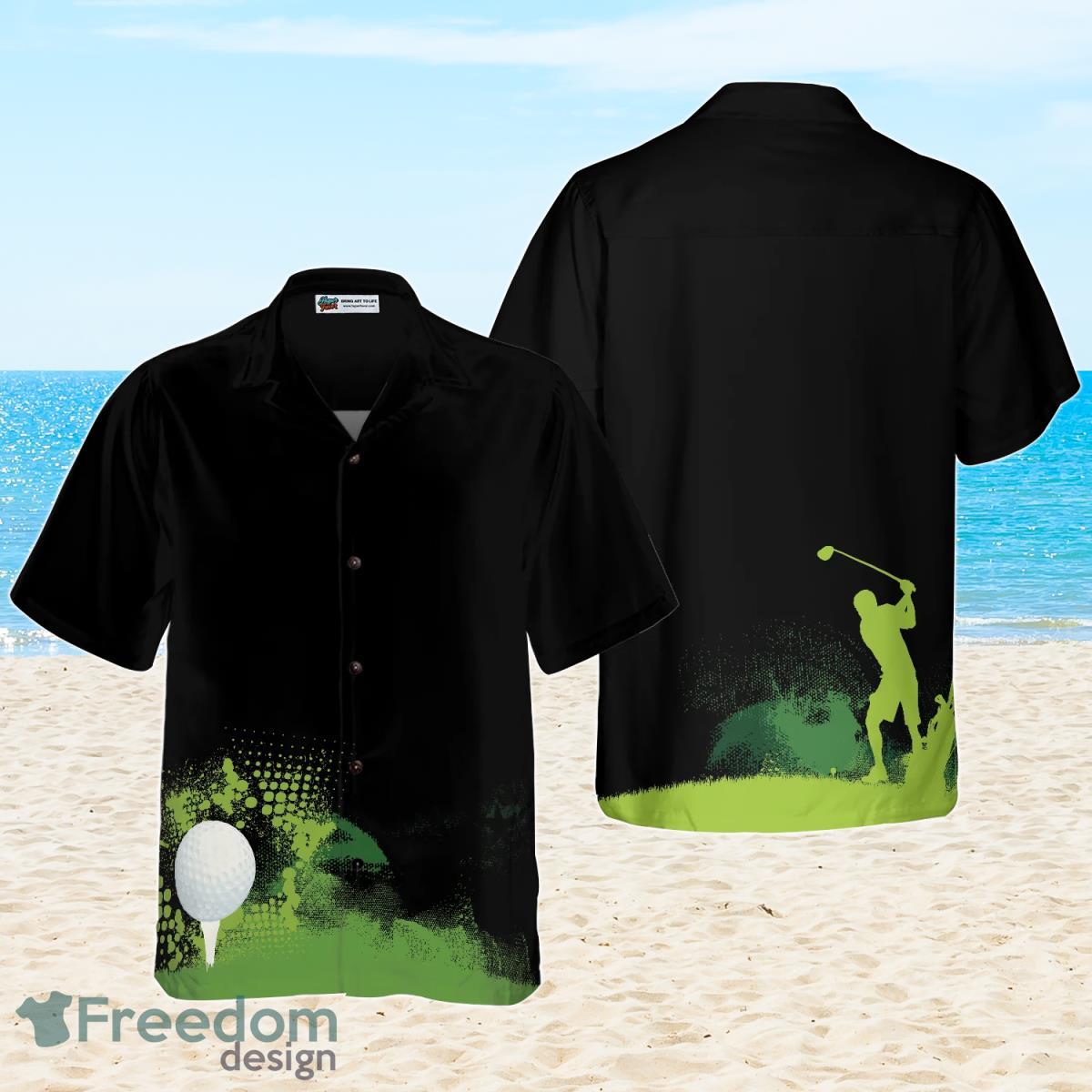 Golf Grunge Graphic Hawaiian Shirt Inspired Gift For Men And Women Product Photo 1