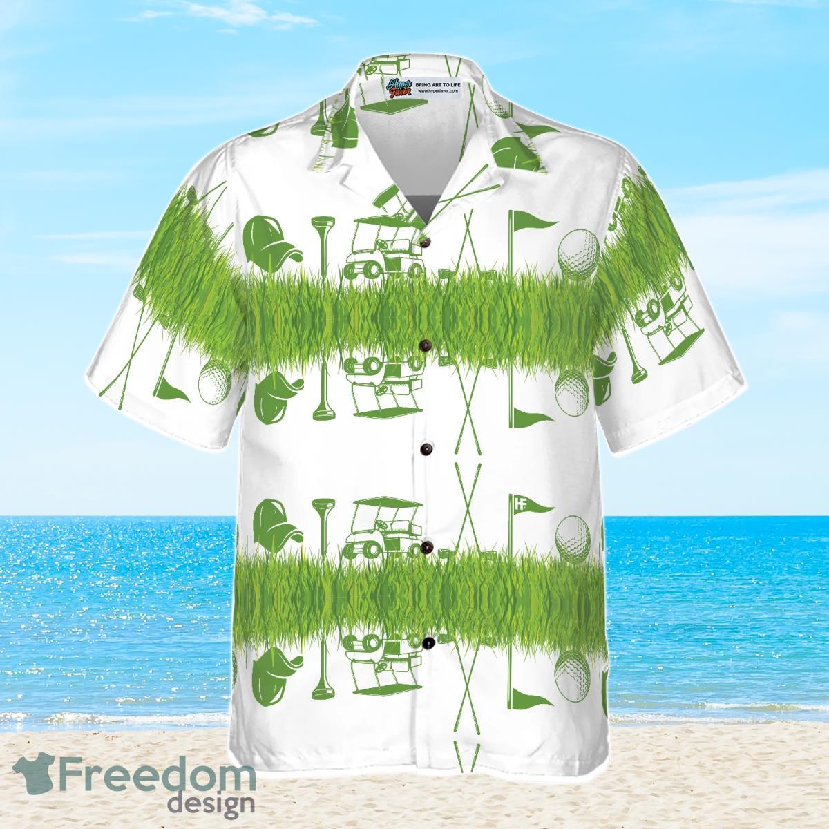 Golf Icon Seamless Pattern Hawaiian Shirt Best Gift For Men And Women Product Photo 2