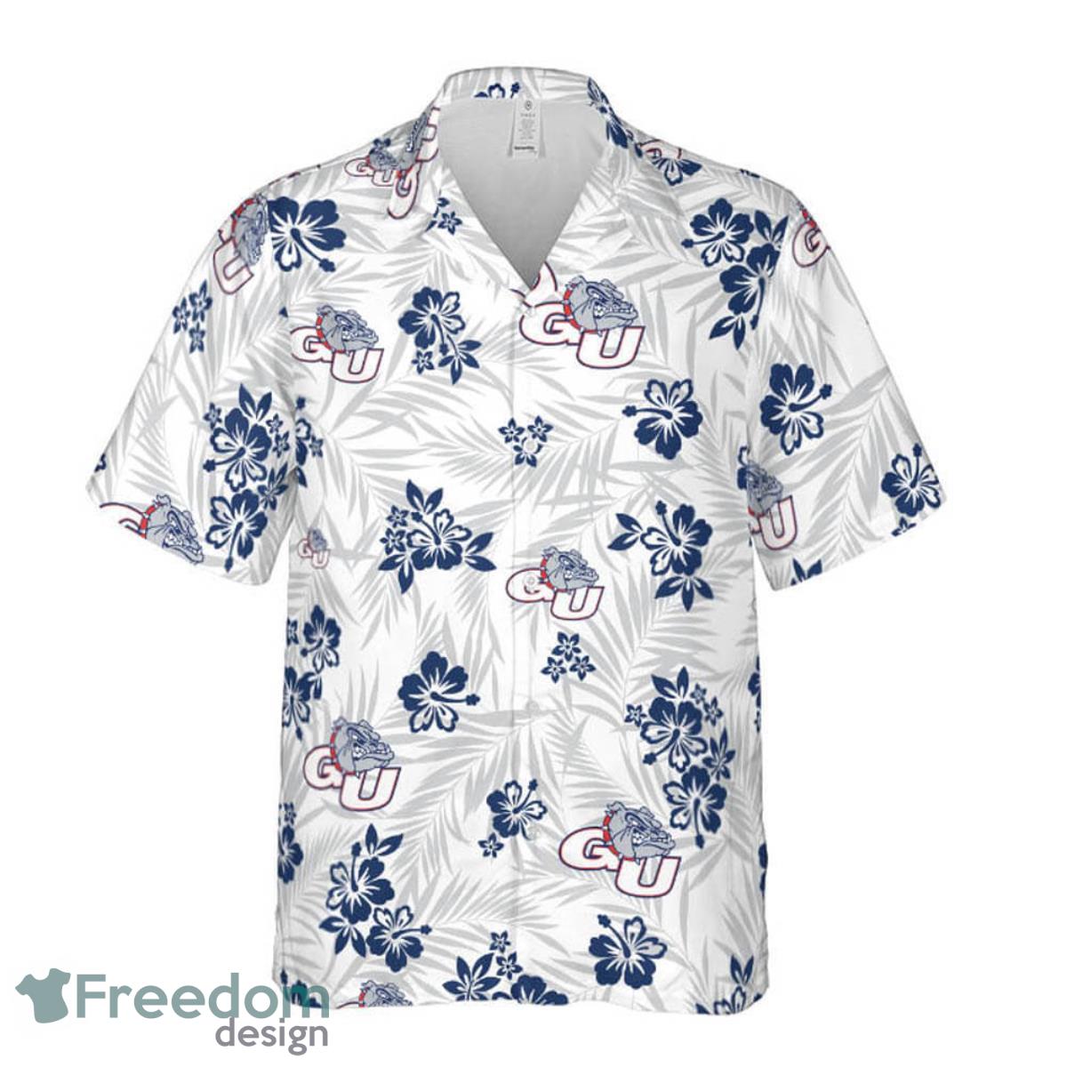 Gonzaga University Floral Hawaiian Shirt For Men And Women Product Photo 2