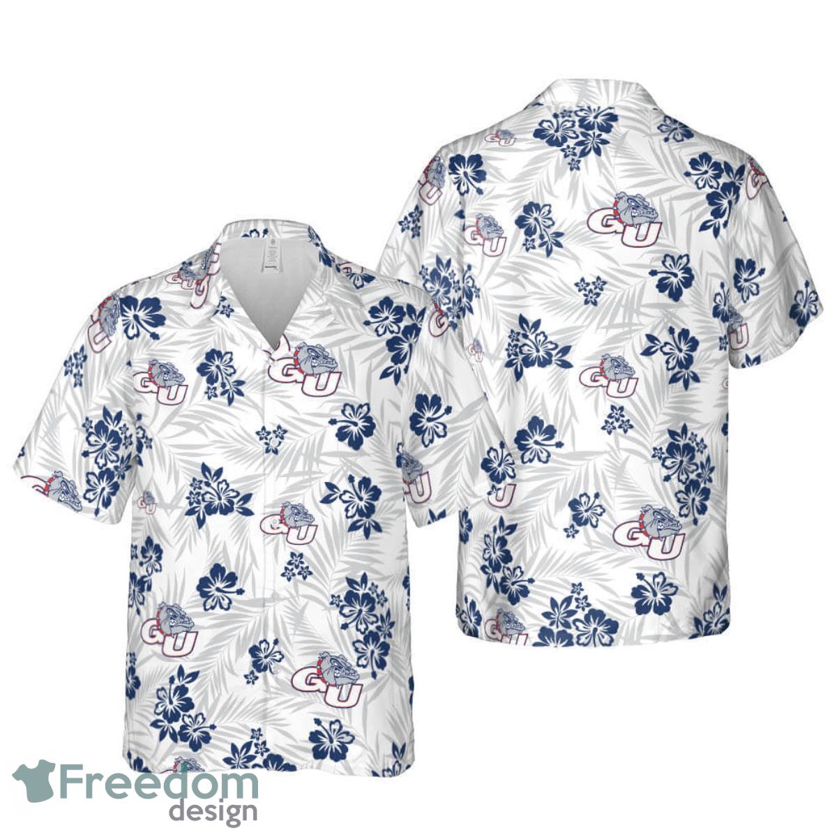 Gonzaga University Floral Hawaiian Shirt For Men And Women Product Photo 1