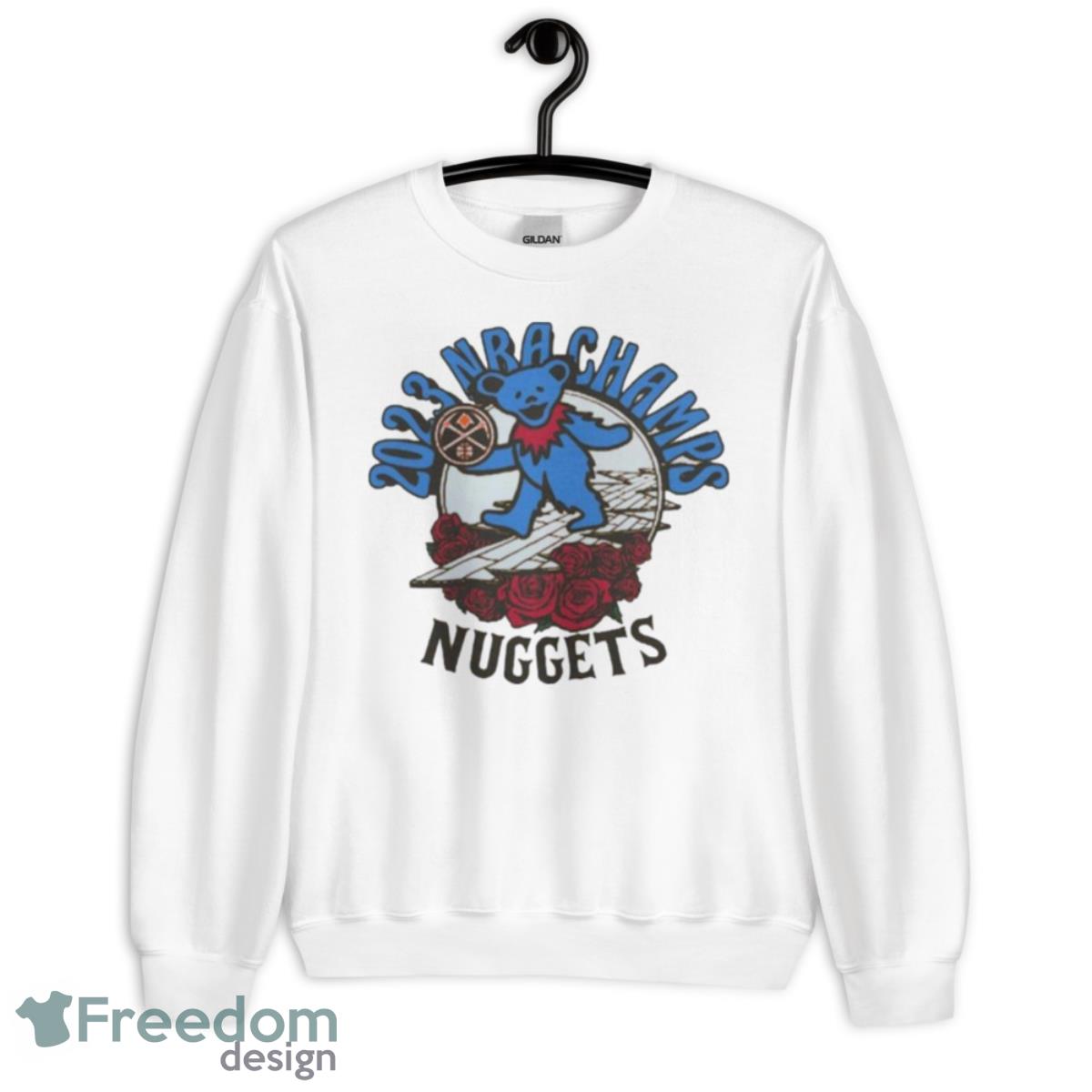 Grateful Dead Denver Nuggets 2023 NBA Finals Champions NBA T Shirt - Unisex Heavy Blend Crewneck Sweatshirt