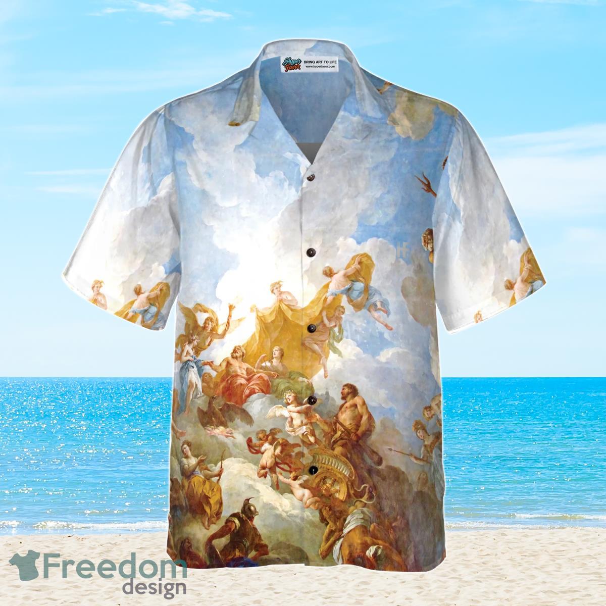 Greek Gods On Mount Olympus Hawaiian Shirt Special Gift For Men And Women image Greek Gods On Mount Olympus Hawaiian Shirt Special Gift For Men And Women Product Photo 3
