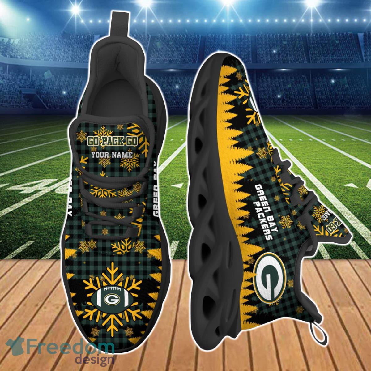 Green Bay Packers NFL Clunky Max Soul Shoes Custom Name Best Gift For Real Fans Product Photo 2