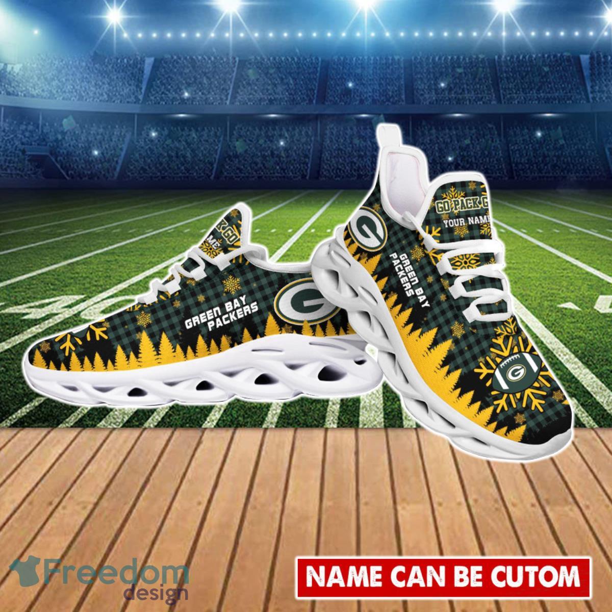 Green Bay Packers NFL Max Soul Shoes Gift For Sport's Fan - Freedomdesign