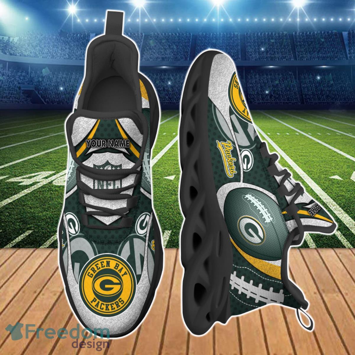 Green Bay Packers NFL Clunky Max Soul Shoes Custom Name Gift For Fans Product Photo 2