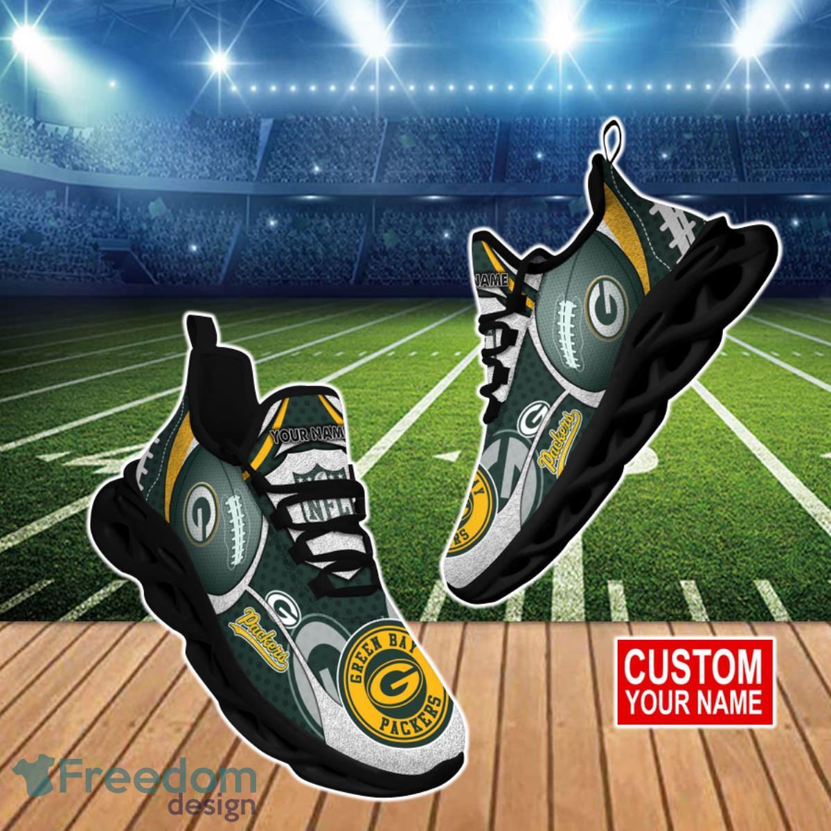 Green Bay Packers NFL Clunky Max Soul Shoes Custom Name Gift For Fans Product Photo 1