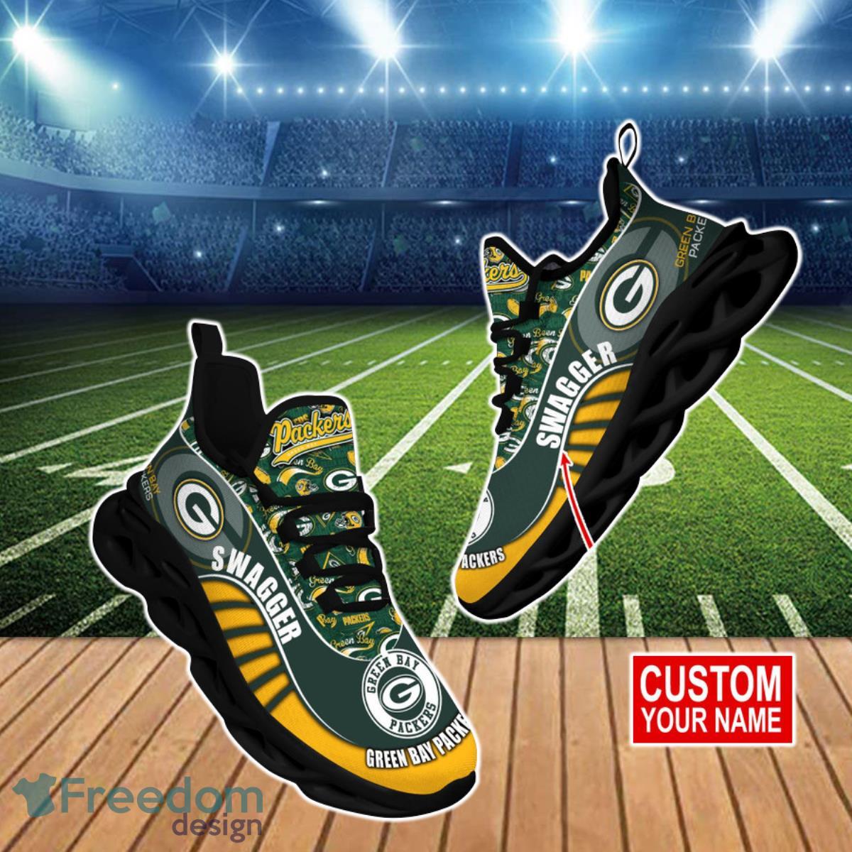 Green Bay Packers NFL Clunky Max Soul Shoes Custom Name Gift For Real Fans Product Photo 1