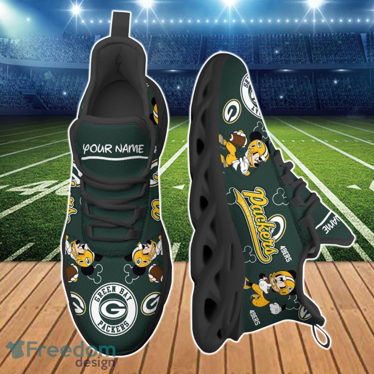 Green Bay Packers NFL Clunky Max Soul Shoes Custom Name Special Gift For Men And Women Fans Product Photo 2