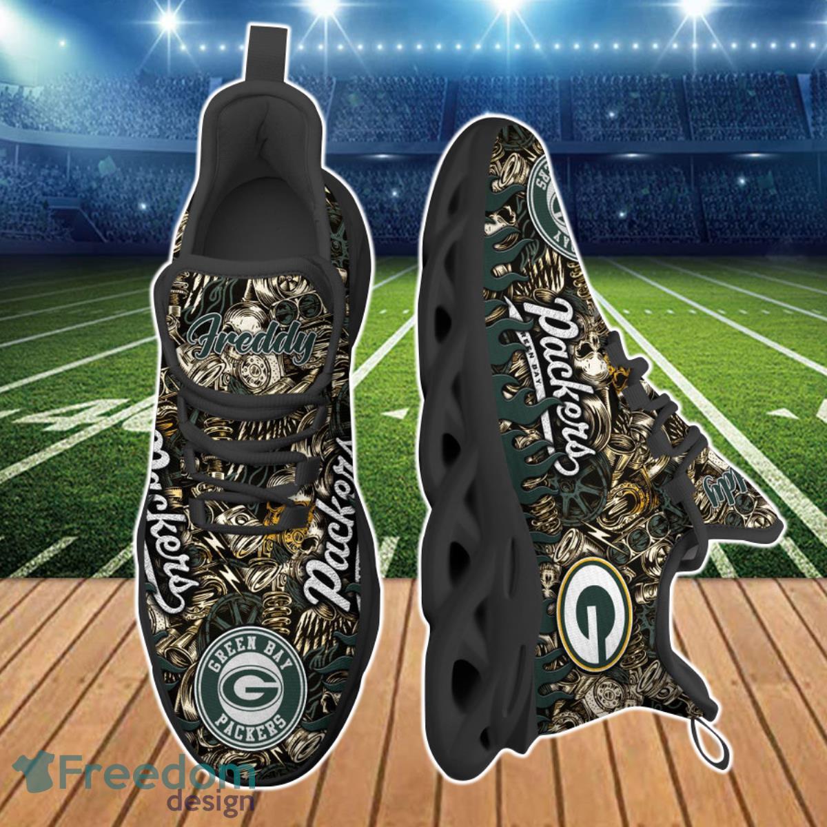 Green Bay Packers NFL Clunky Max Soul Shoes Custom Name Special Gift For Real Fans Product Photo 2