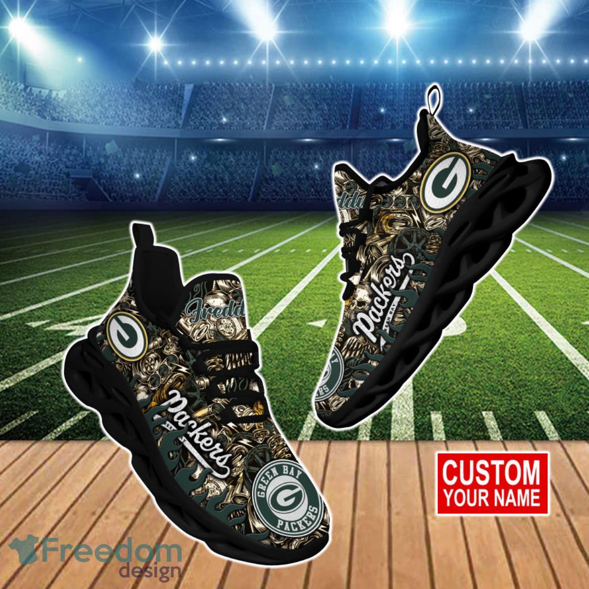 Green Bay Packers NFL Clunky Max Soul Shoes Custom Name Special Gift For Real Fans Product Photo 1