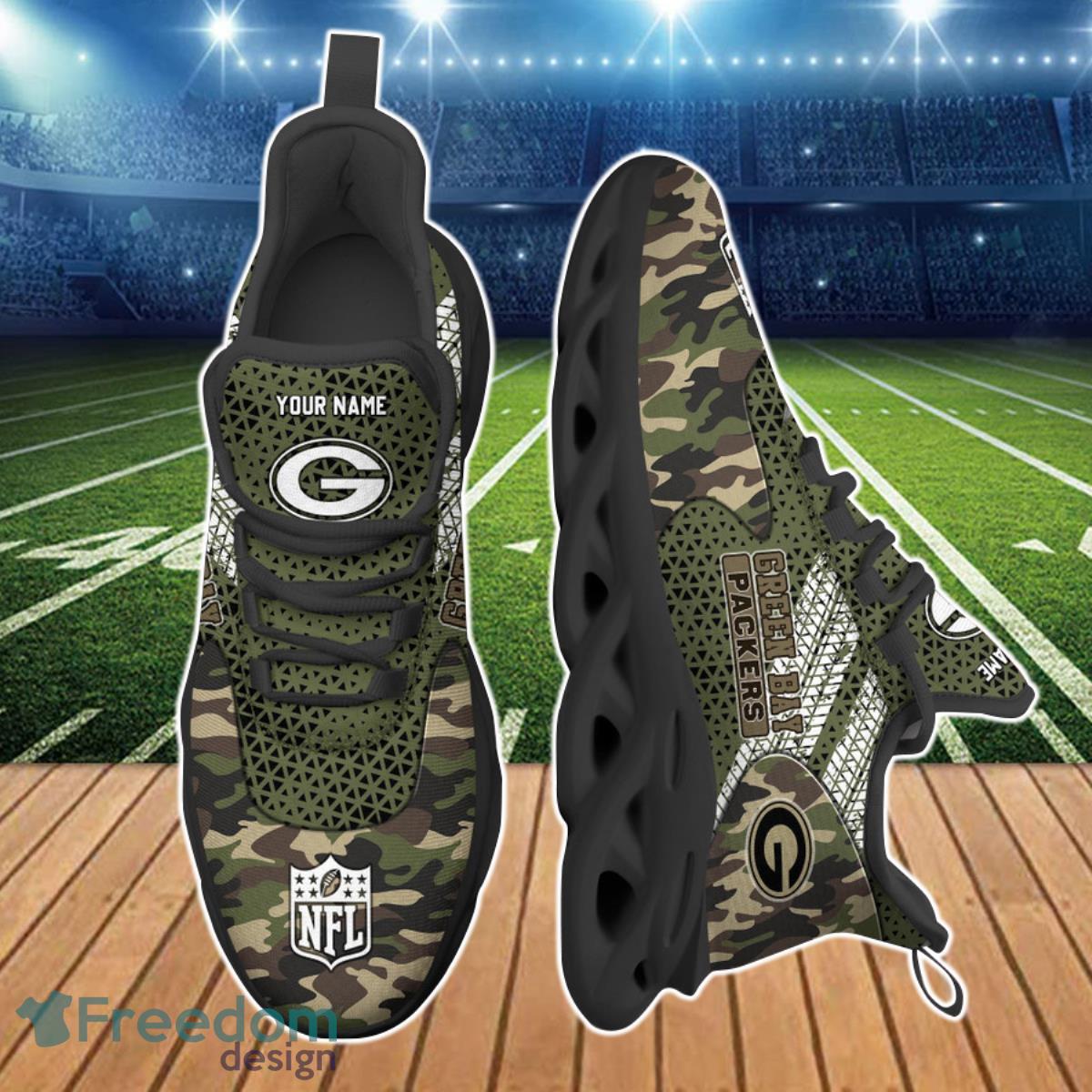 Green Bay Packers NFL Clunky Max Soul Shoes Custom Name Unique Gift For Men And Women Fans Product Photo 2