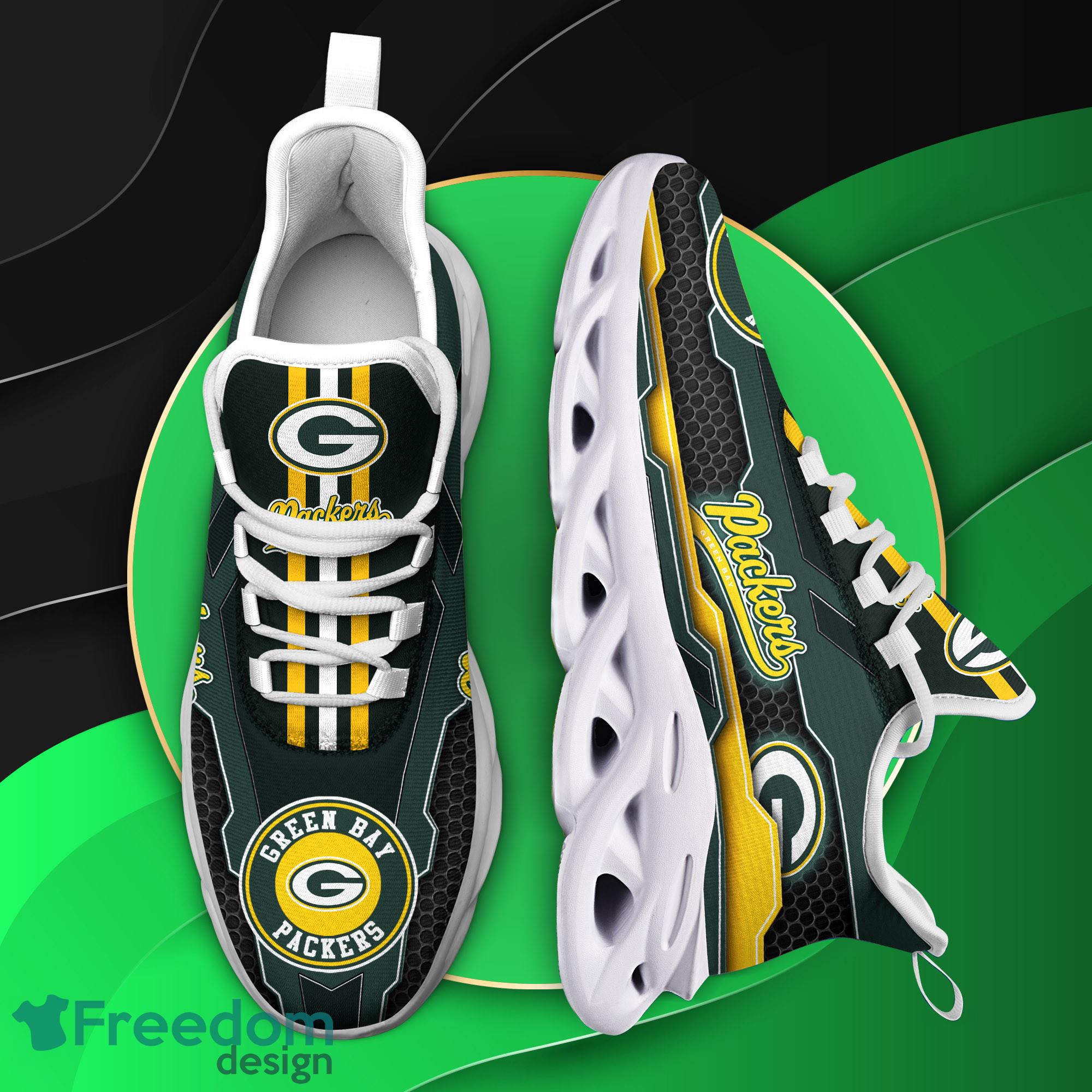 Green Bay Packers NFL Max Soul Shoes Style 6 Men And Women For