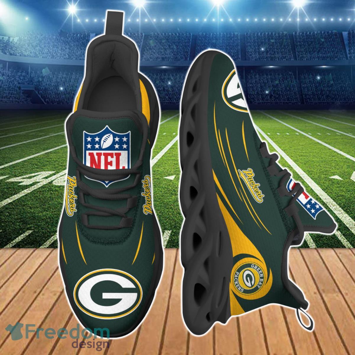 Green Bay Packers NFL Clunky Max Soul Shoes Custom Name Unique Gift For  True Fans - Freedomdesign