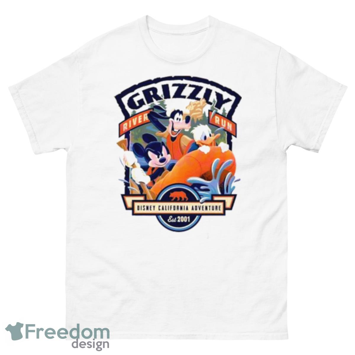 Grizzly River Run Mickey And Friends Adventure Shirt - 500 Men’s Classic Tee Gildan