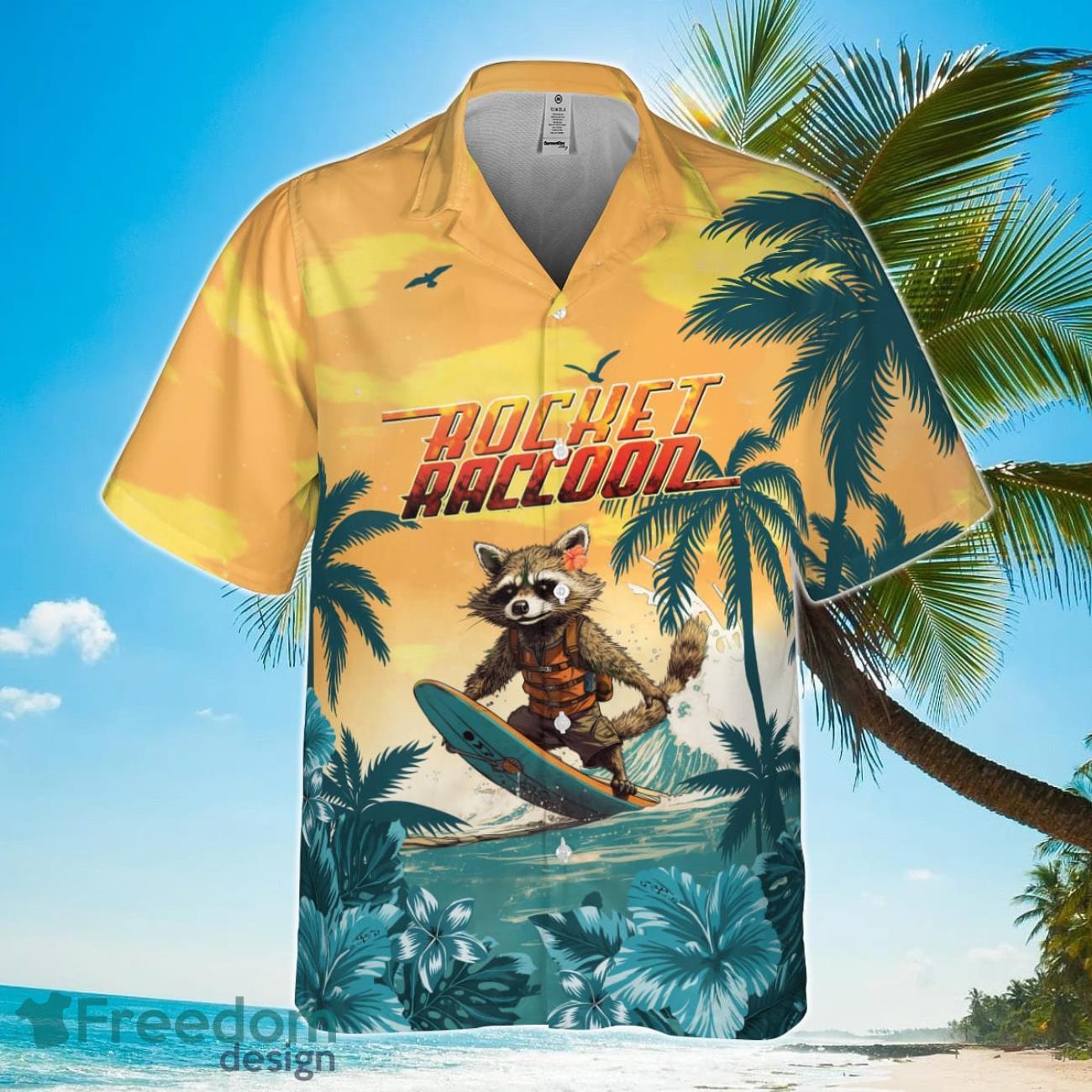 Los Angeles Lakers Summer With Baby Groot Basketball Association 2023  Hawaiian Shirt - Freedomdesign