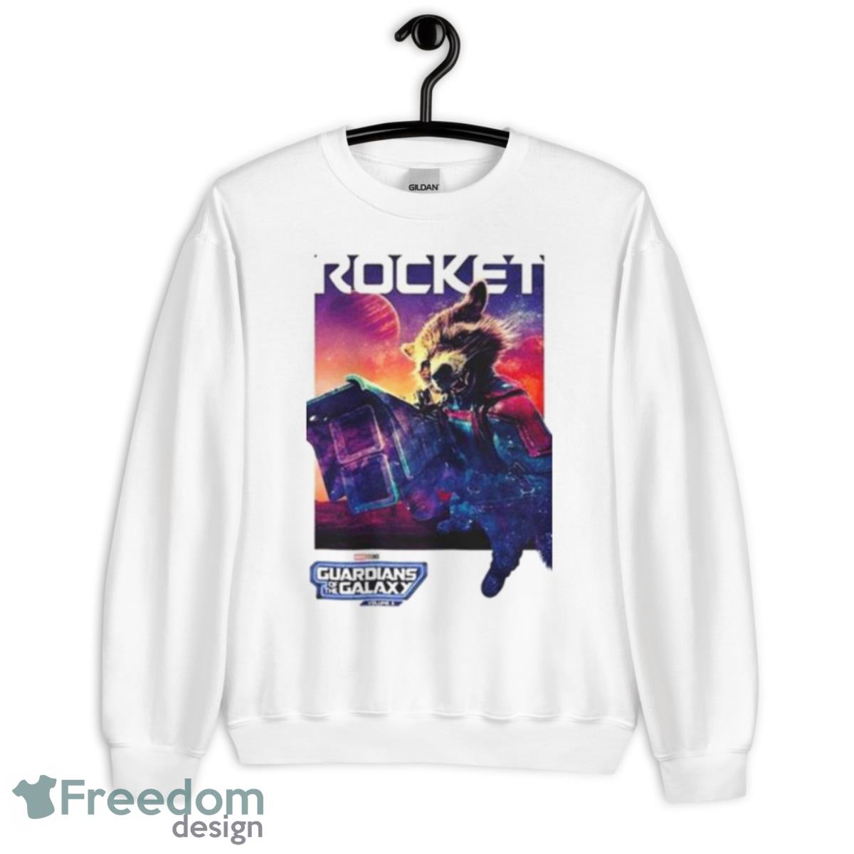 Guardians Of The Galaxy Vol. 3 Rocket Poster Shirt - Unisex Heavy Blend Crewneck Sweatshirt