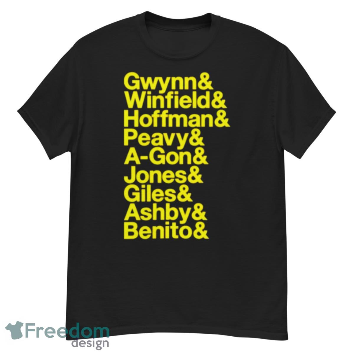 Gwynn Winfield Hoffman Peavy A Gon Jones Giles Ashby Benito San Diego Baseball Shirt - G500 Men’s Classic T-Shirt