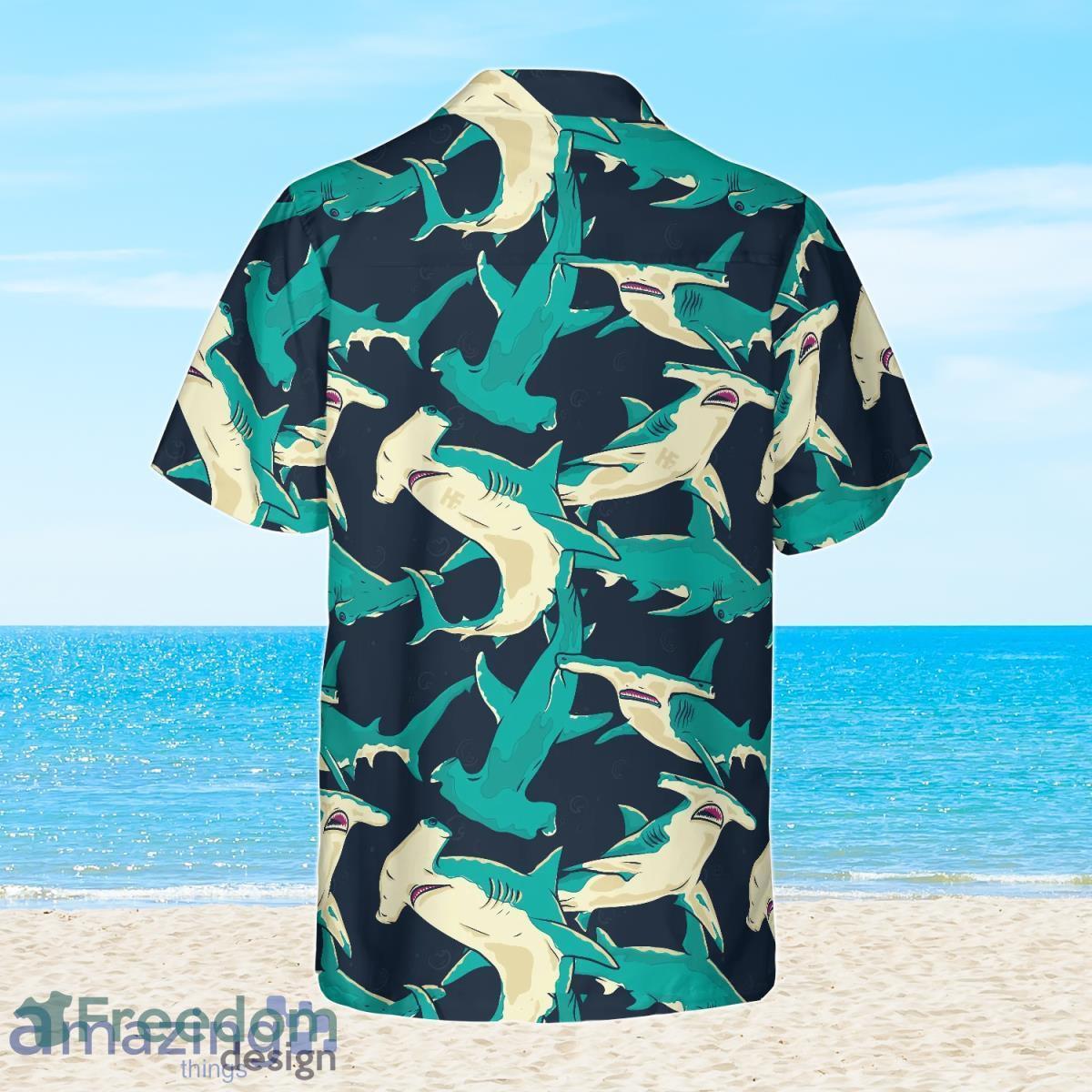 Hammerhead Shark Pattern Hawaiian Shirt Ideal Gift For Men And Women Product Photo 5 Hammerhead Shark Pattern Hawaiian Shirt Ideal Gift For Men And Women Product Photo 5