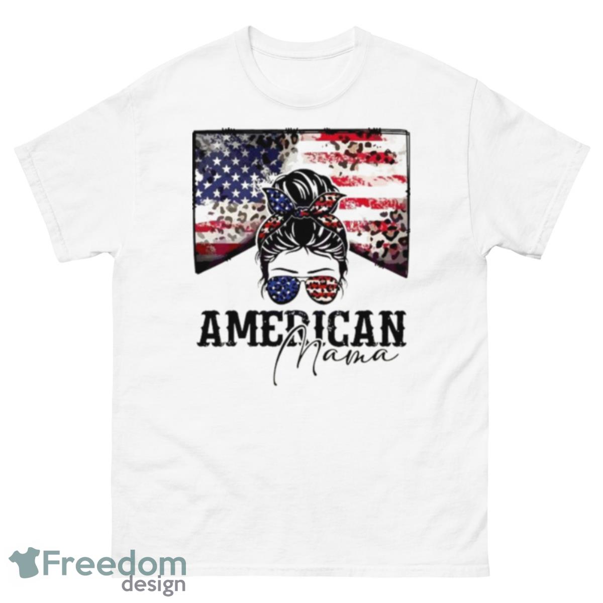 Happy 4th Of July Vintage American Mama USA Flag Shirt - 500 Men’s Classic Tee Gildan