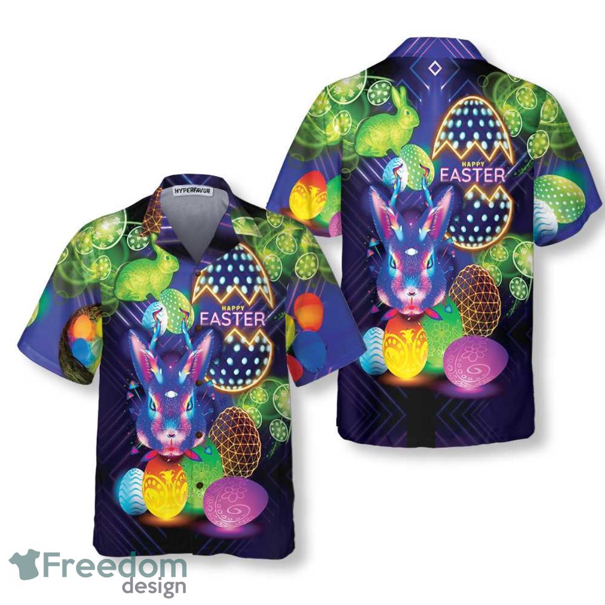 Happy Easter Bunny Hawaiian Shirt Special Gift For Men And Women Product Photo 1