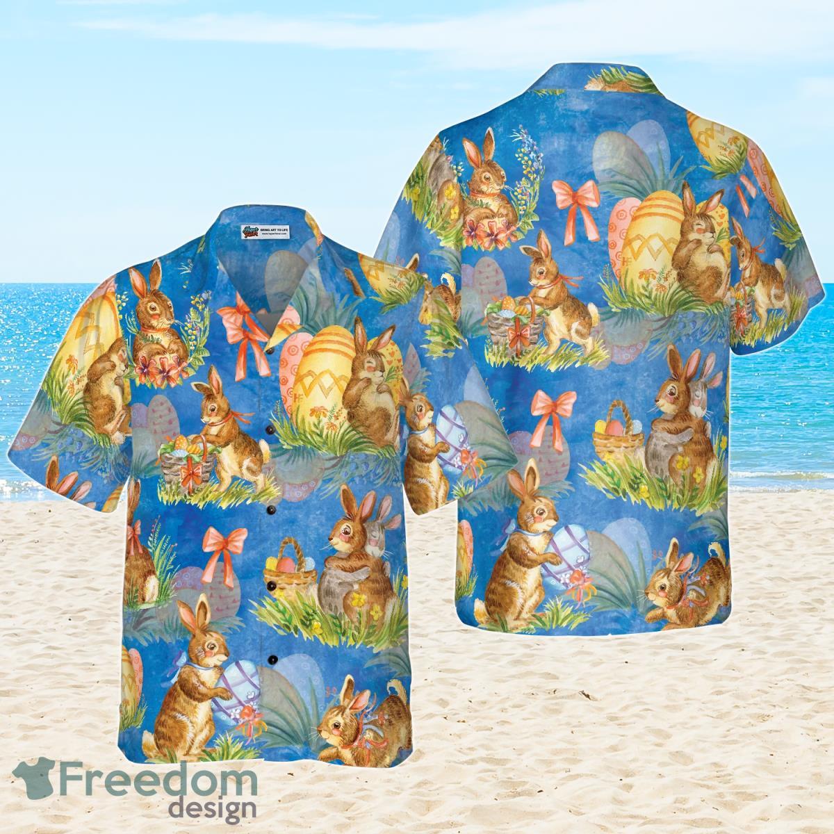 Happy Easter Day Bunny Hawaiian Shirt Best Gift For Men And Women Product Photo 1