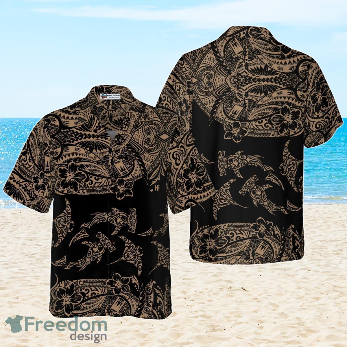 Hawaii Polynesian Pattern Hawaiian Shirt Special Gift For Men And Women image Hawaii Polynesian Pattern Hawaiian Shirt Special Gift For Men And Women Product Photo 4