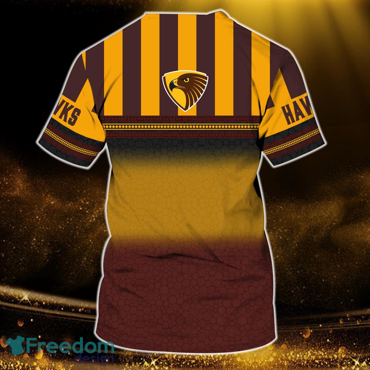 Hawks Hawthorn Personalized Name 3D Tshirt Product Photo 2