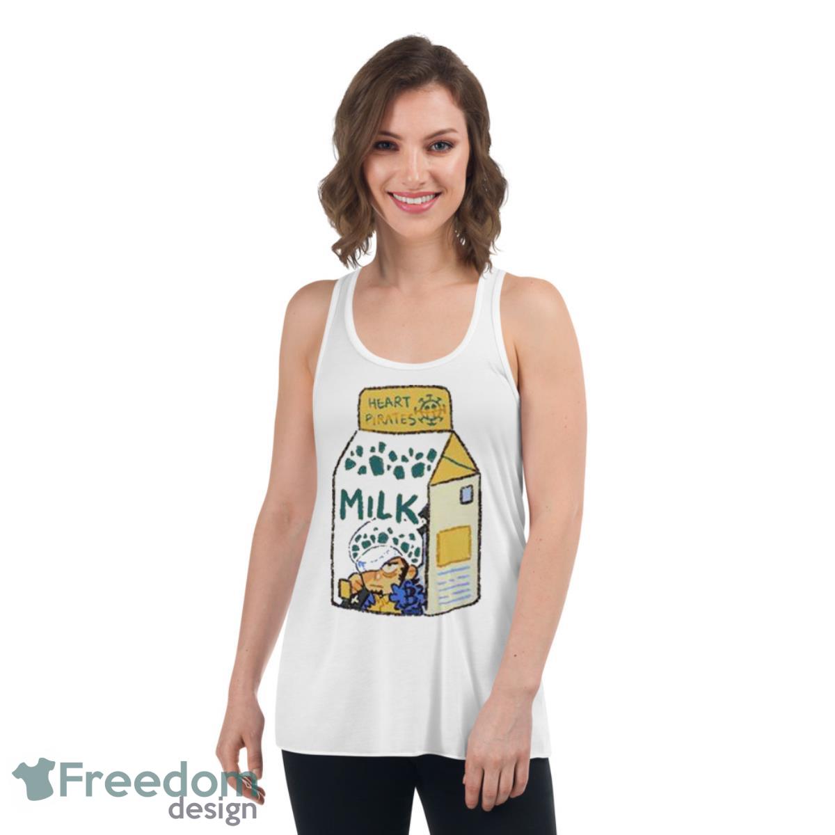 Heart Pirates Milk One Piece Trafalgar Law T Shirt image Heart Pirates Milk One Piece Trafalgar Law T Shirt