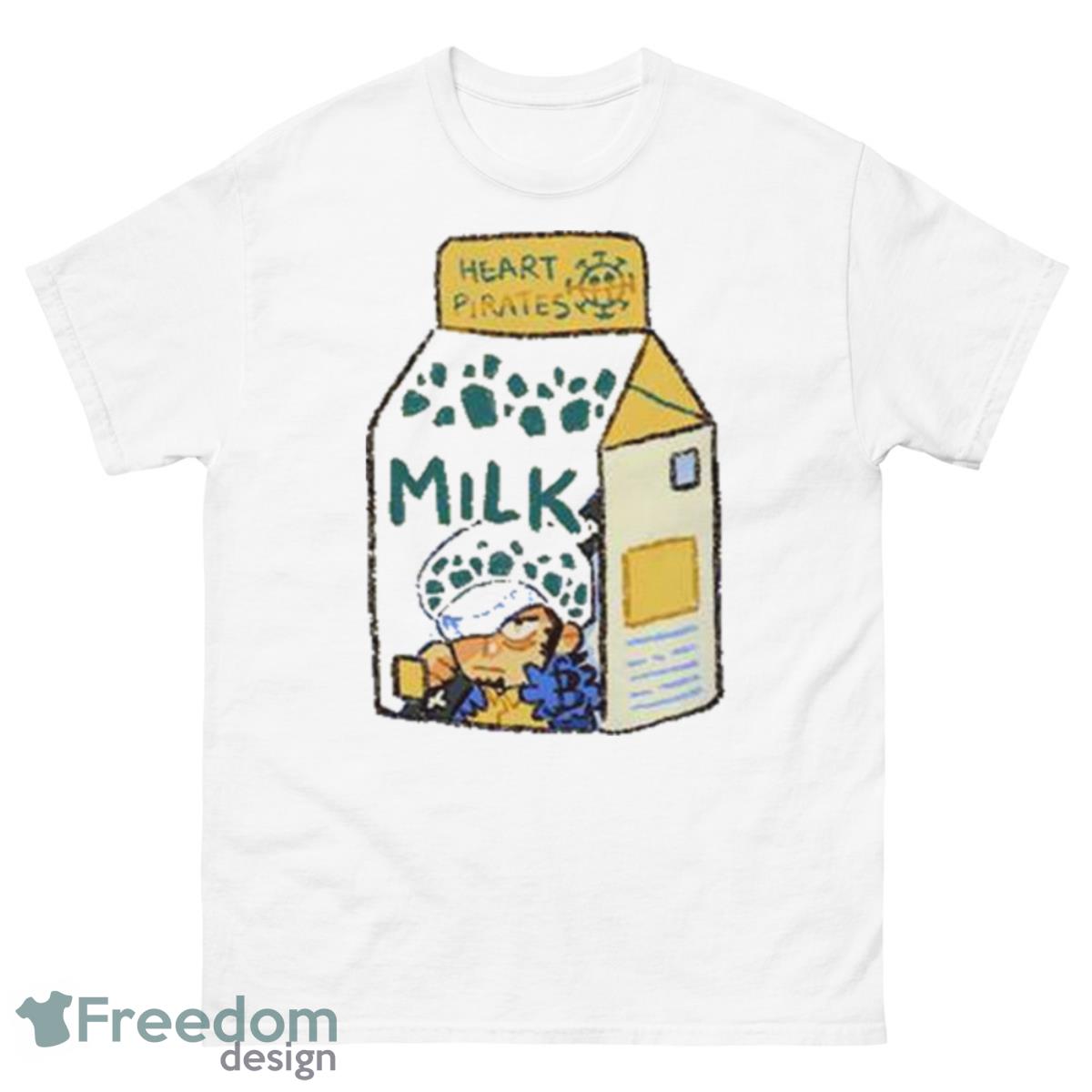 Heart Pirates Milk One Piece Trafalgar Law T Shirt - 500 Men’s Classic Tee Gildan