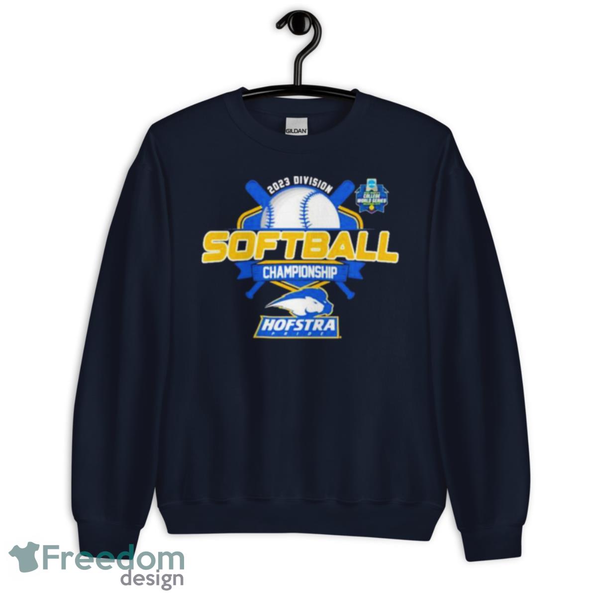 Hofstra Pride 2023 Women’S Softball College World Series Championship Shirt - Unisex Crewneck Sweatshirt-1