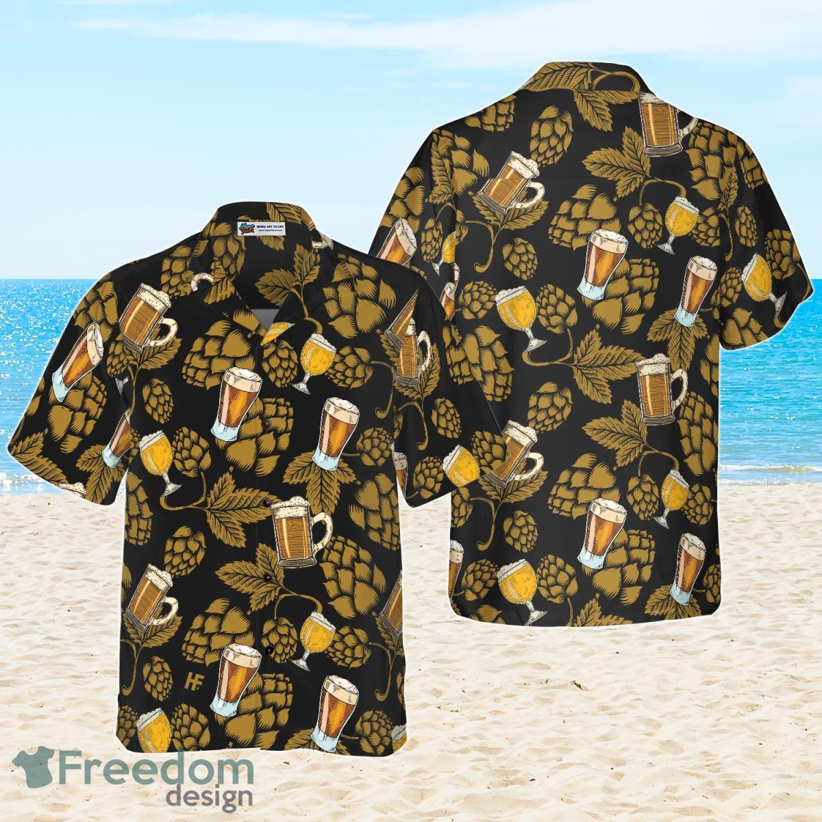 Hop Cones Beer Glass Hawaiian Shirt Special Gift For Men And Women Product Photo 1