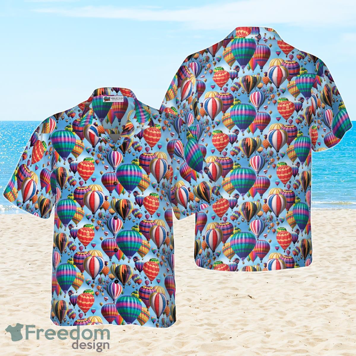 Hot Air Balloon Hawaiian Shirt Impressive Gift For Men And Women Product Photo 1