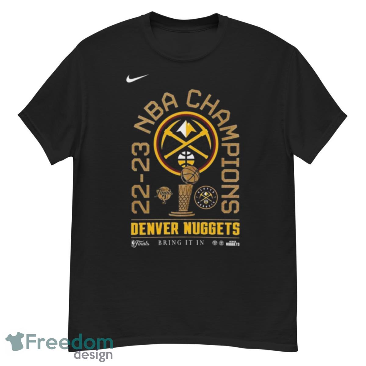 Hot Denver Nuggets Toddler 2023 NBA Finals Champions Locker Room Men’s T Shirt - G500 Men’s Classic T-Shirt